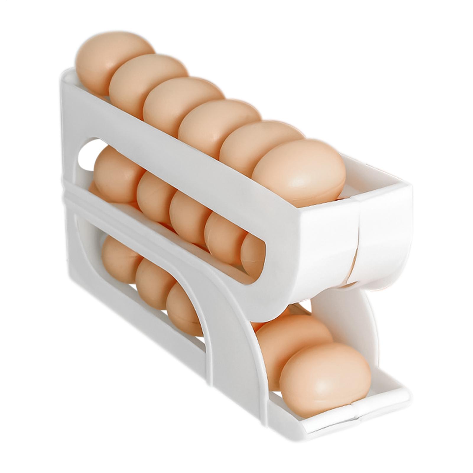 Meal Prep Egg Whites - Contenedor de Huevos para Refrigerador, 3