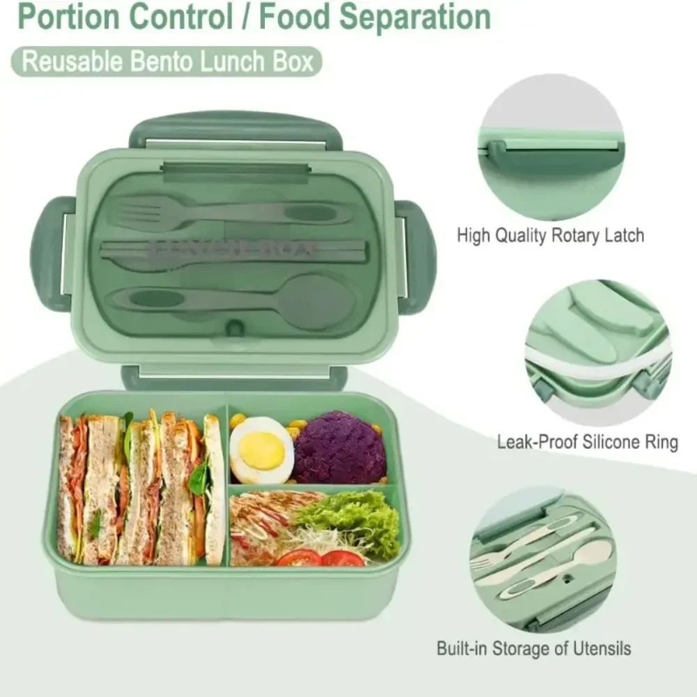Lonchera Bento de 1200 ml para - Meal Prep Microwave reseña y precio