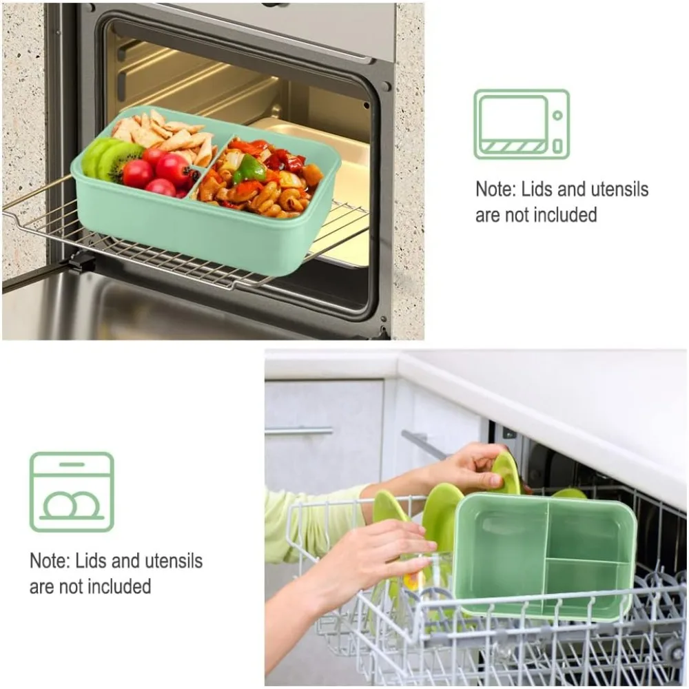 Lonchera Bento de 1200 ml para - Meal Prep Microwave reseña y precio