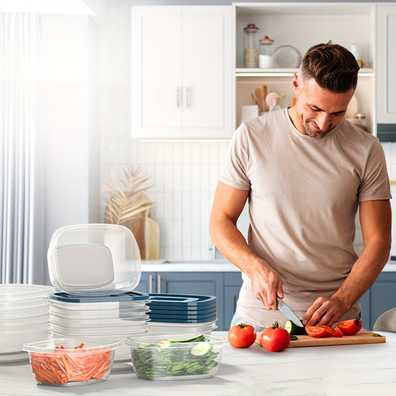 Juego de 6 Recipientes Transpa - Meal Prep Microwave reseña y precio