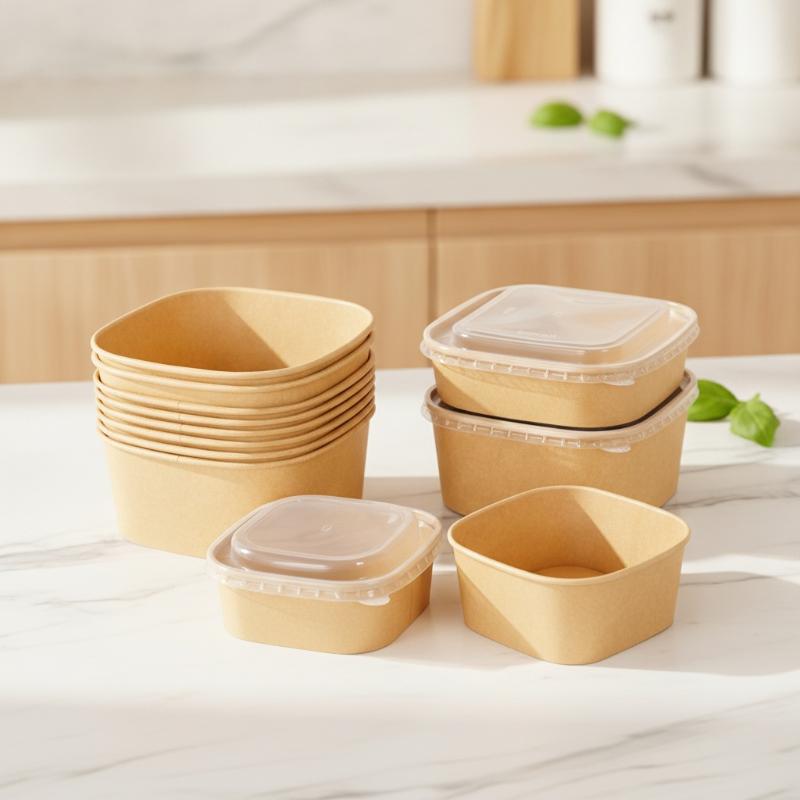 Cajas de Almuerzo Cuadradas De - Meal Prep Delivery reseña y precio