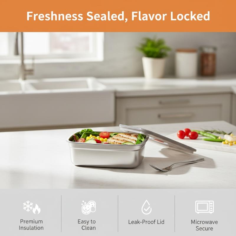 Lonchera de Acero Inoxidable p - Meal Prep Microwave reseña y precio