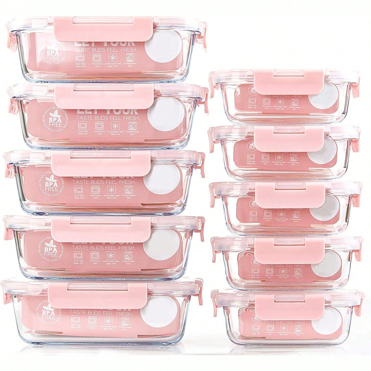 Paquete de 10 recipientes de v - Meal Prep Microwave reseña y precio