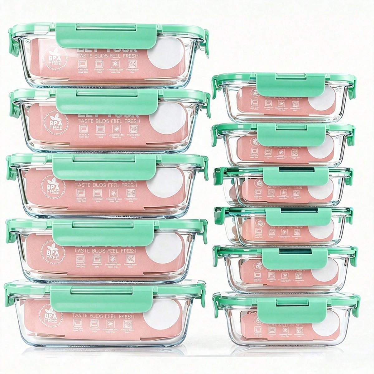 Paquete de 10 Recipientes de V - Meal Prep Microwave reseña y precio