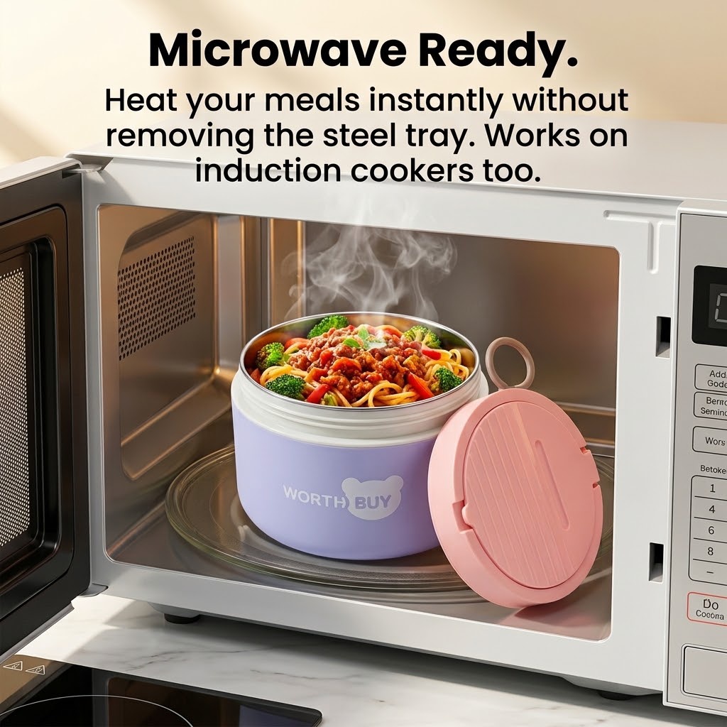 Lonchera Térmica de Acero Inox - Meal Prep Microwave reseña y precio