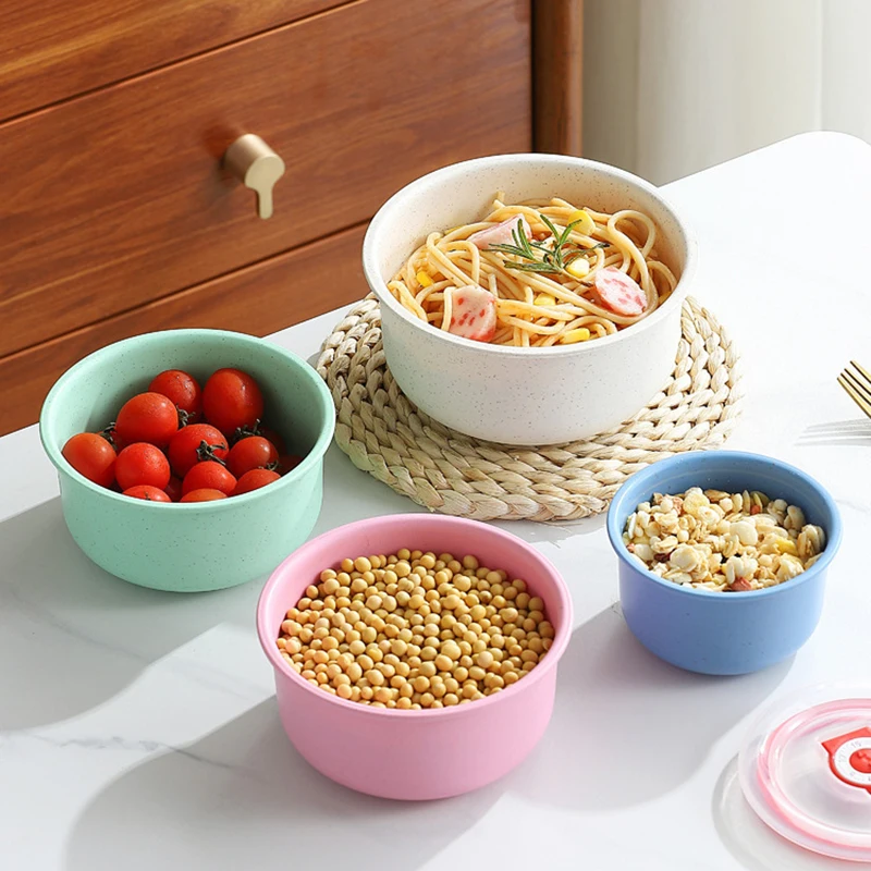 Cuenco de paja de trigo para m - Meal Prep Microwave reseña y precio
